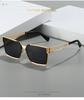 High-End Square Frame Sunglasses with UV Protection for Men and Women – Stylish and Versatile