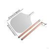 12 Inch Pizza Peel Detachable Handle, Saving Space, Versatile Use, Convenient Serving Tray Easy