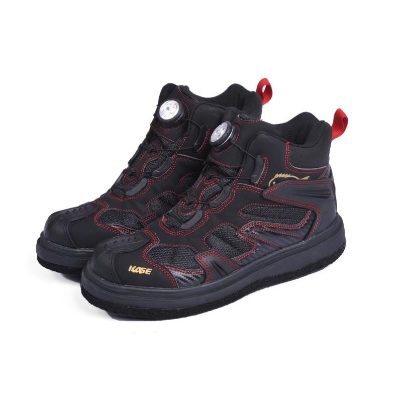 Rock Offshore Fishing Shoes Felt Sole Fishing Wading Boot Breathable Upstream Shoes Anti-slip River Wading Waders Boots