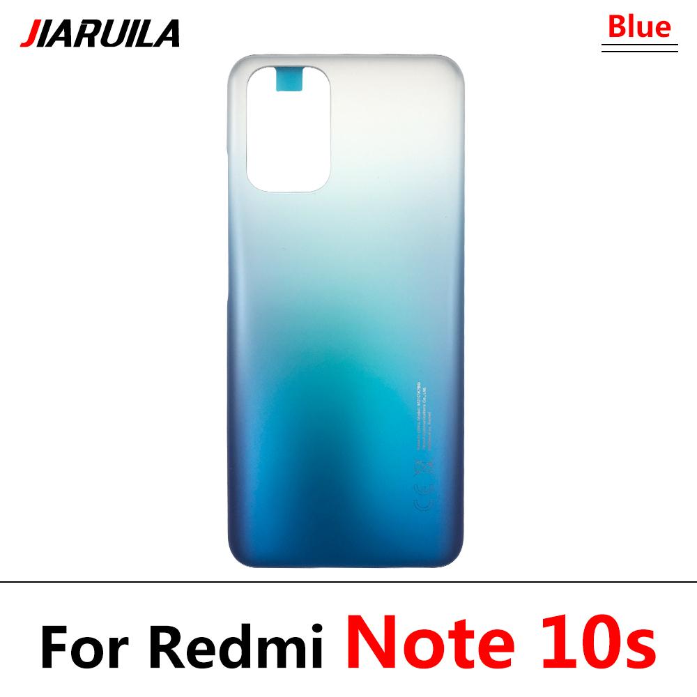 

Новый аккумулятор, задняя дверь, сменный корпус, наклейка, клей для Redmi Note 10S 10 4G 5G Note 10 Note 10S Blue