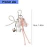 Miniature Ballet Shoe Charm Keychain Pendant Elegant Dance Inspired Jewelry Accessory For Bags And Keys