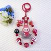 Flocking Wizard Cute Grain Mobile Phone Chain Keychain Bag Doll Pendant Accessories