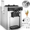 Soft Ice Cream Machine 2200W Commercial Countertop Soft Ice Cream Maker Machine 5.3 To 7.4 Gallons Per Hour Ice Cream Machine for Restaurants Bars