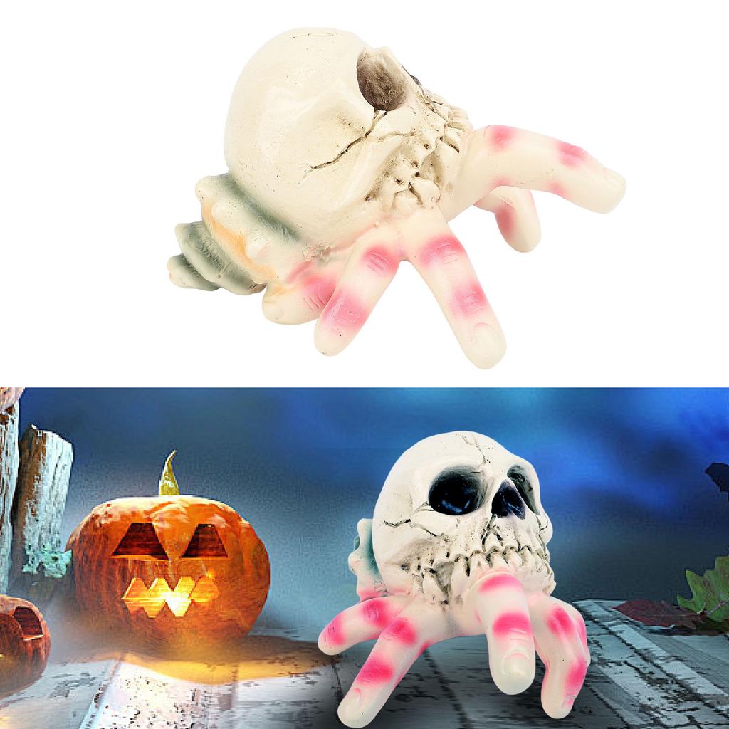 Dekoracja Palca Czaszki Horror Koncha Realistycznie Wyglądająca Straszna Straszna Dekoracja Stołu Żywica Szkielet S