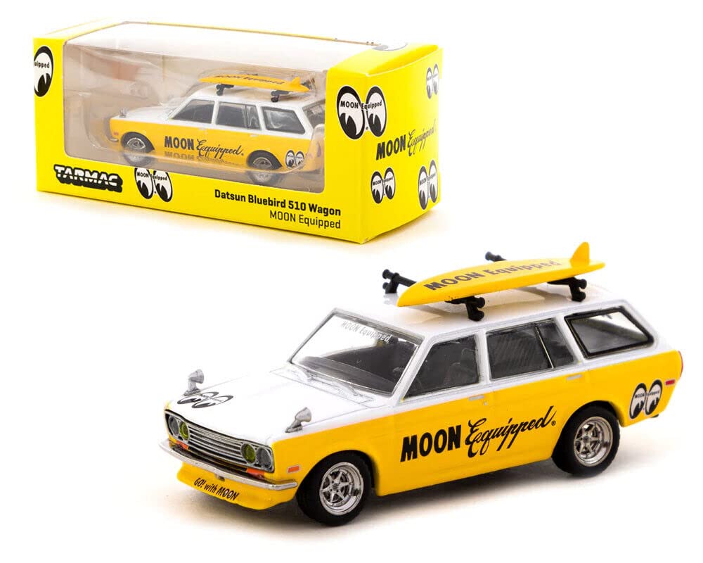 

Tarmac Works Datsun Bluebird 510 Wagon Mooneye Surfboard Tarmac Works Datsun Bluebird 510 Wagon Mooneye 1/64 T64G-026-ME1 [Item] жовтий