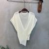 C S In The Room Leurre baSiC Open Wrap Cap Sleeve Knit 4 Color