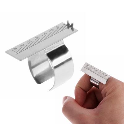 Stainless Steel Dental Equipment Endodontic Finger Ruler For Endo Span Measurement Scale Gauge Instrument Tool Dentist