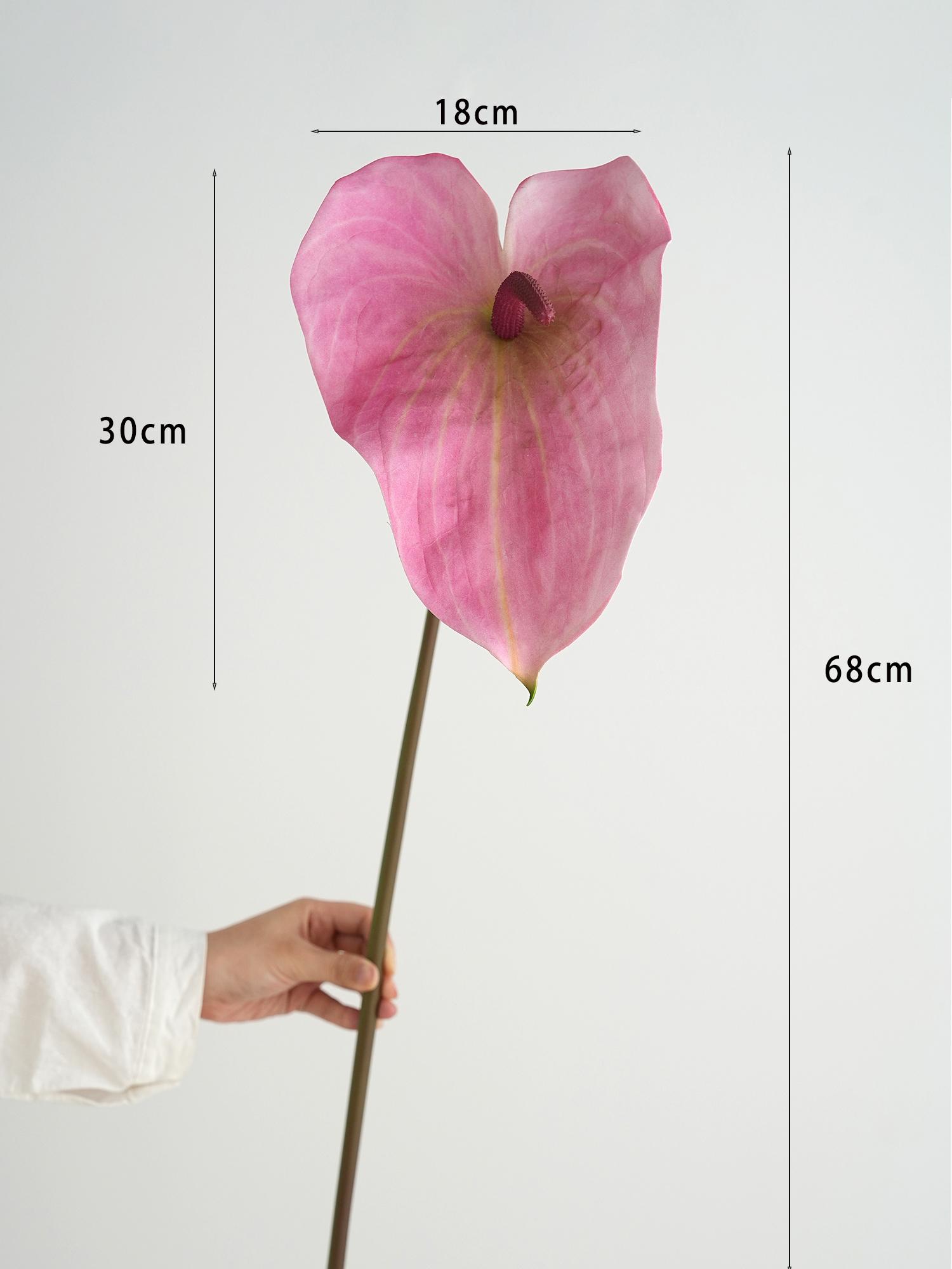 

Anthurium Leaves Green Artificial Palm Leaf Art Flower Arrangements Decoration Wedding Centerpieces Artificial Green Plant