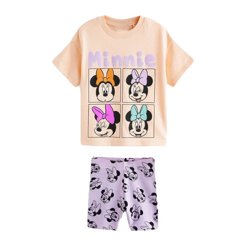 Kids Two-piece Clothes Toddler Girl Clothing Girl Shirt Shorts Outfit Donald Duck Summer Suit for Boys