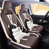 Wuling Bingo All-Season Universal Car Seat Cover - Full Surround Cartoon Leather Design