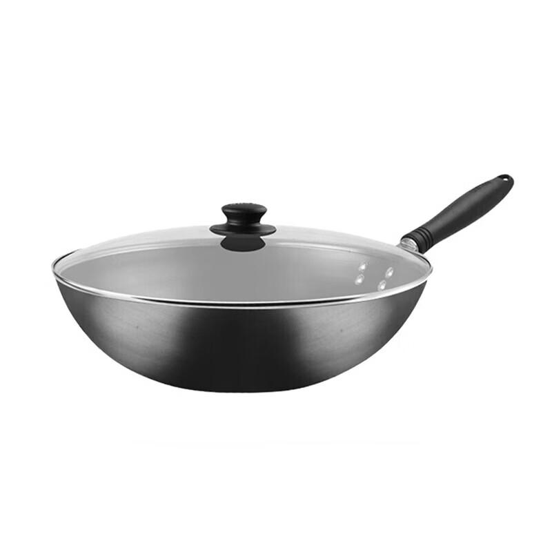 SUPOR 34cm Fine Iron Round Bottom Wok