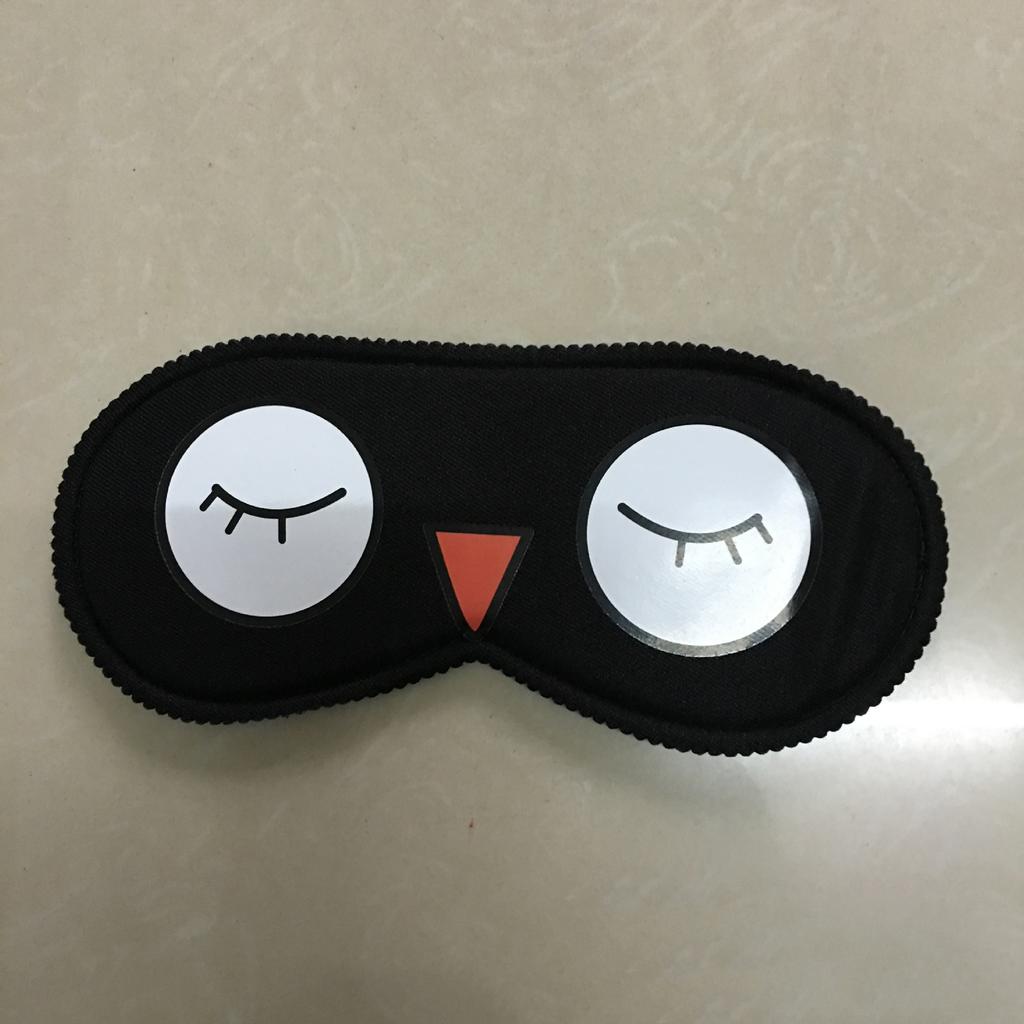 Sleeping Cute Mask Cartoon Pattern Cover Slaapmasker Blockout Eye Comfort Blindfold Concave Light with Women Men Aid Eye Travel