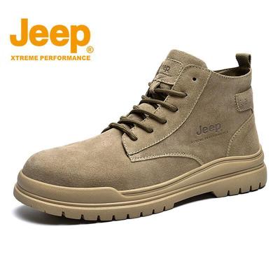 Men's High-Top Leather Martin Work Boots