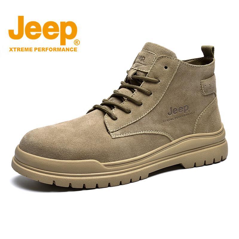 Jeep Men s High-Top Leather Martin Work Boots M