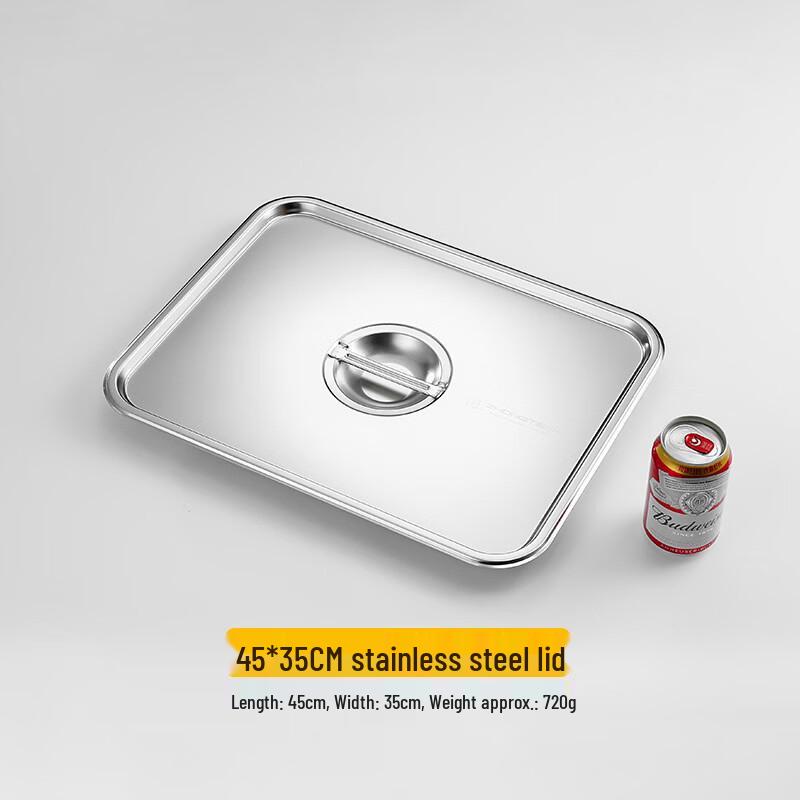 304 Stainless Steel Divided Steaming Tray with Lid