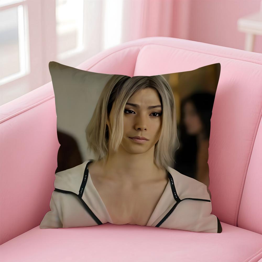 AAlice In Borderland Cushion Cover Pillow Case Soft Friendly Fabric Concealed Zipper