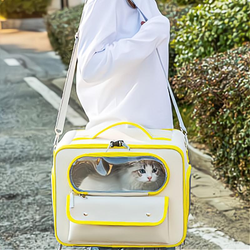 

сумка для кошек Рюкзак-переноска для кошек Рюкзак для питомца на двойном плече, сумка через плечо, выдерживает вес 15 кг, большое пространство