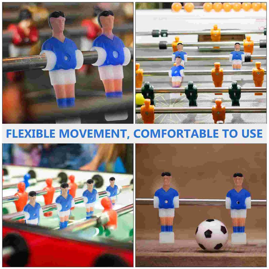 Interesting Football Player Dolls Plastic Figures For Table Soccer Machine Football Machine Accessories