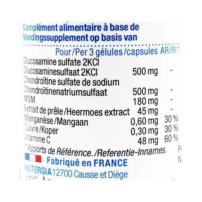 Nutergia Ergycartil Flex 90 gélules