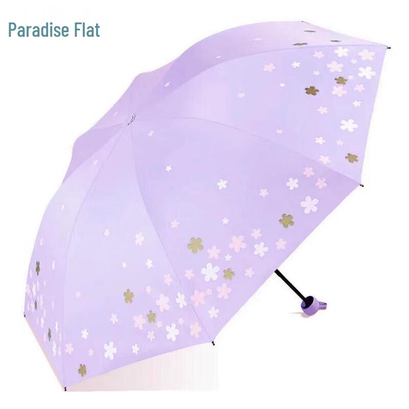 Tiantiang Tri-Fold UV Protection Sun/Rain Umbrella