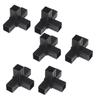 2/6/8/10/20 Set ABS Plastic Pipe Angle Fittings Hexagonal 6 Pass 22mm Cross Square Tubes