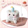 New Handmade Positive Energy Cake Doll With Card Home Decoration Knitting Duck Doll Ornament Room Decor Christams Party Gifts