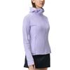 FILA Golf Series Brand Logo Solid Color Golf Knit Hooded Slim Fit Raglan Long Sleeve Jacket Women jackets Light-Purple A11W525506F-PU