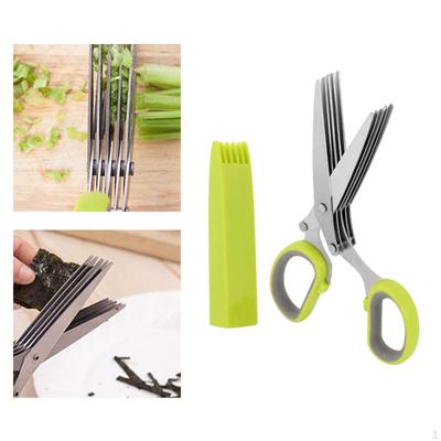 Heavy Duty 5 Tiers Kitchen Cooking Scissor Stainless Steel Vegetable Cutter