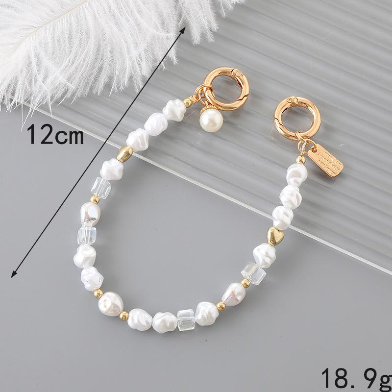 

Handheld Pearl Mobile Phone Strap ABS