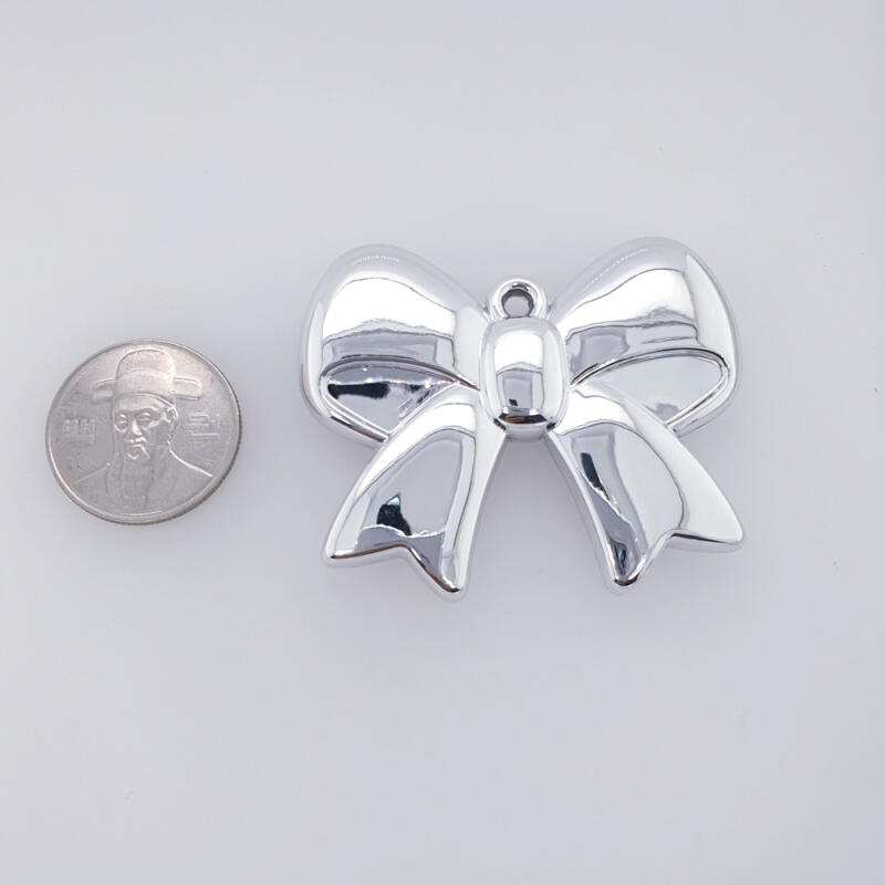 Metal Big Ribbon Pendant Keyring Keyholder Material Accessory