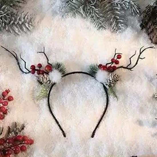 

2022 Luminous Antlers & Butterfly Headband: Festive Children s Photo Props