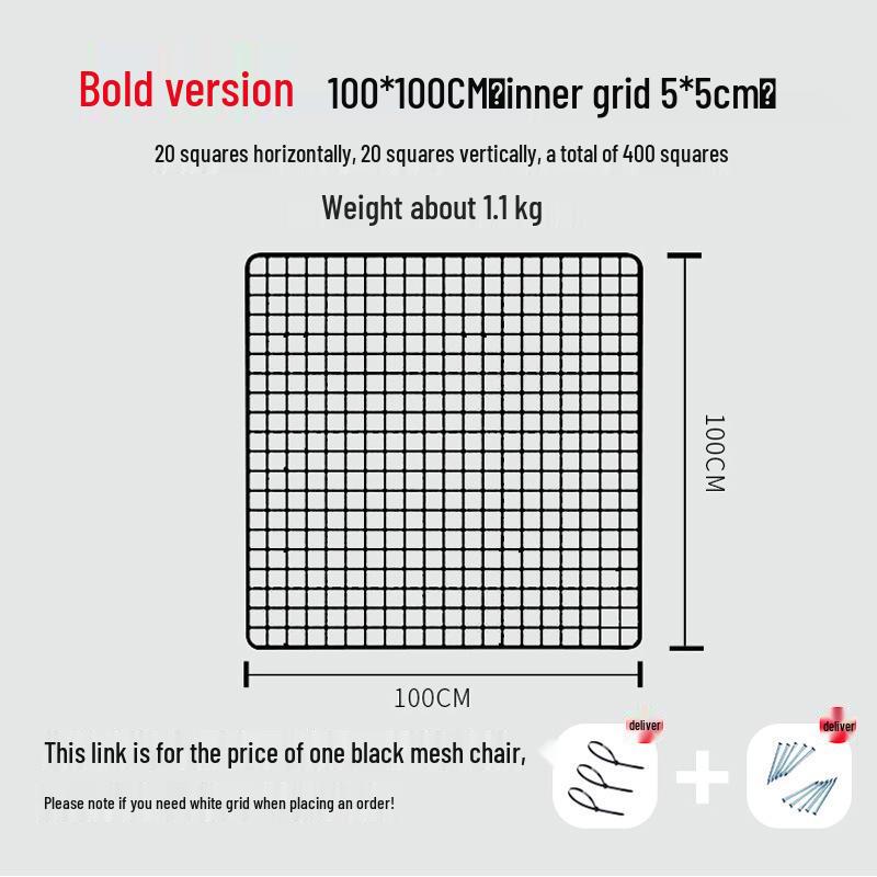 Black Iron Mesh Jewelry Photo Display Grid