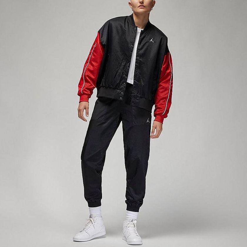(WMNS) Veste Air Jordan Flight Renegade 'Noir Rouge' Femme DV1414-010