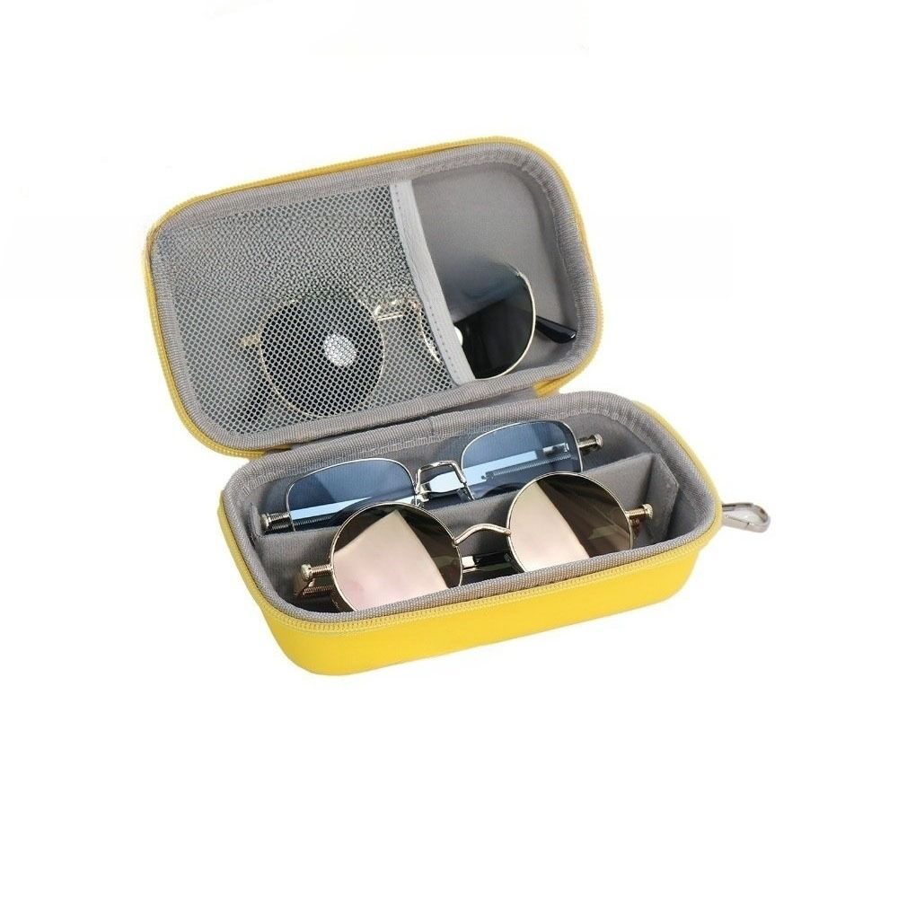 Large Capacity EVA Glasses Case 2 IN 1 Eyeglass Storage Box Anti-splash Protectionn
