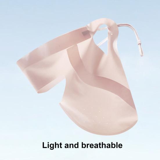Sunscreen Face Guard Lightweight Ice Silk Fabric Cool Breathable 360 Degree Sun Protection Riding Face Guard