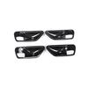 Car Interior Carbon Fiber Door Handle Bowl Cover For BMW 3 Series F30 2013 2014 2015 2016 2017 2018 Car Accessorier