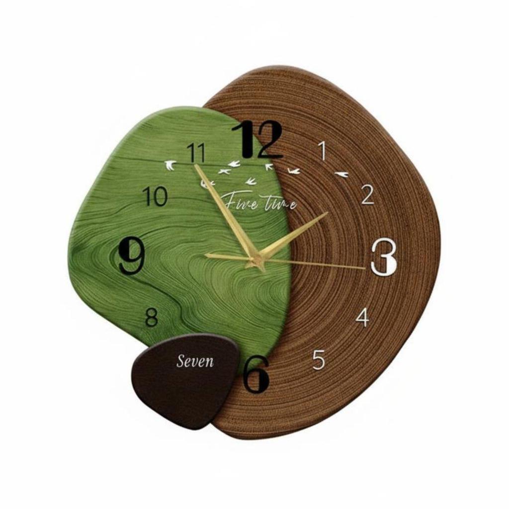 Wall Clock Illumination Lighted Artistic Decor Abstract