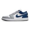 Air Jordan 1 Düşük Fransız Mavi Bayan Spor Ayakkabı Gri Stealth Beyaz DC0774-042