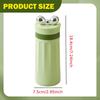 Water Bottle for Travel Leak Silicone with Portable Lid Suitable Office Camping Beach Hiking