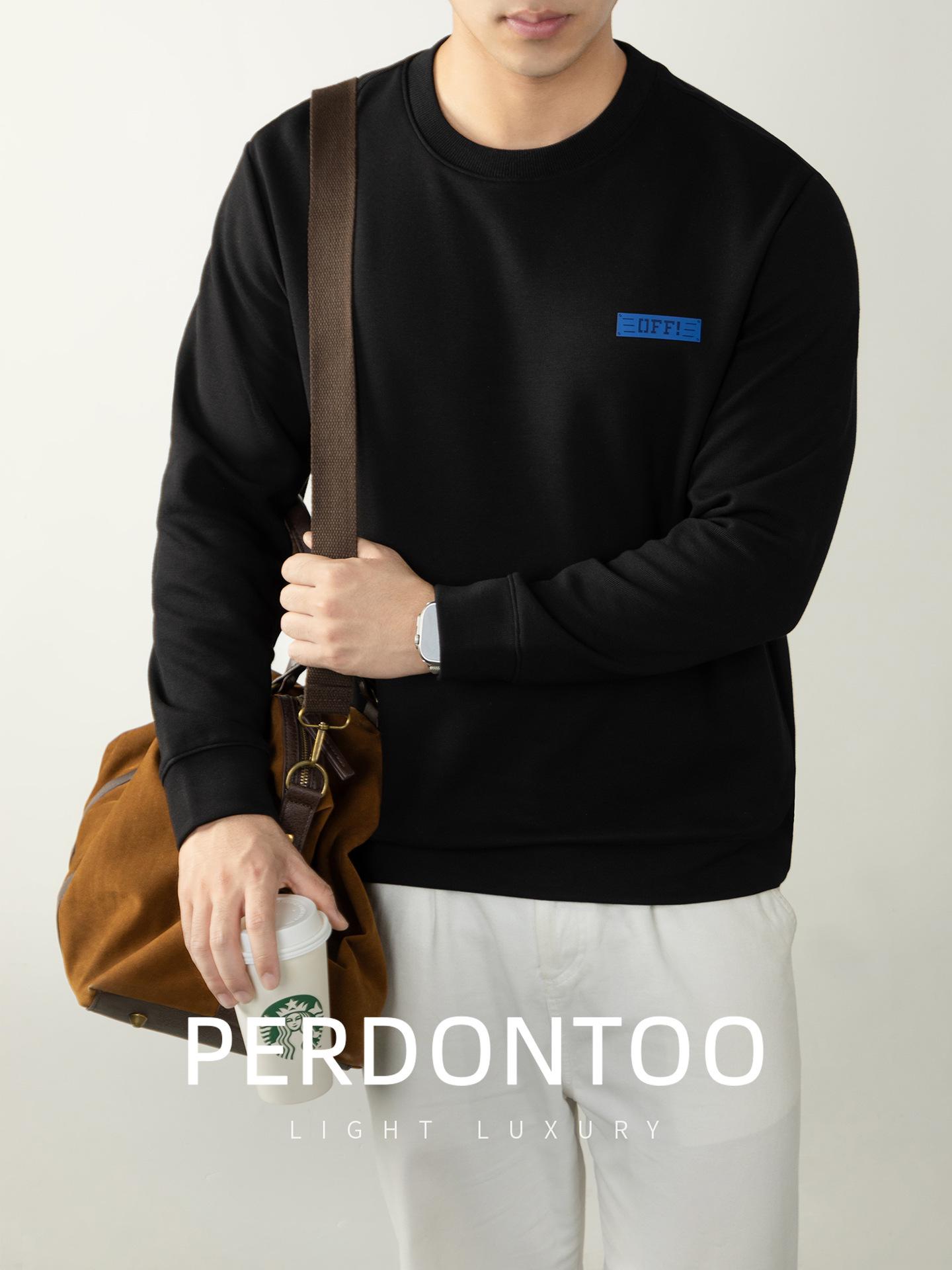 Gentlemen s Relaxed Fit Heavyweight 360G Double-Sided Hoodie with 3D Foam Print M