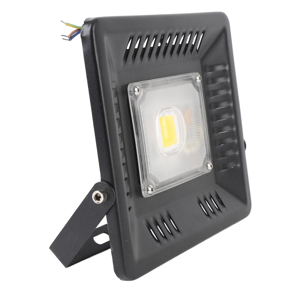 50W LED Flood Light IP65 Rain Proof Hardwired 5000LM Super Bright Floodlight with Adjustable Metal