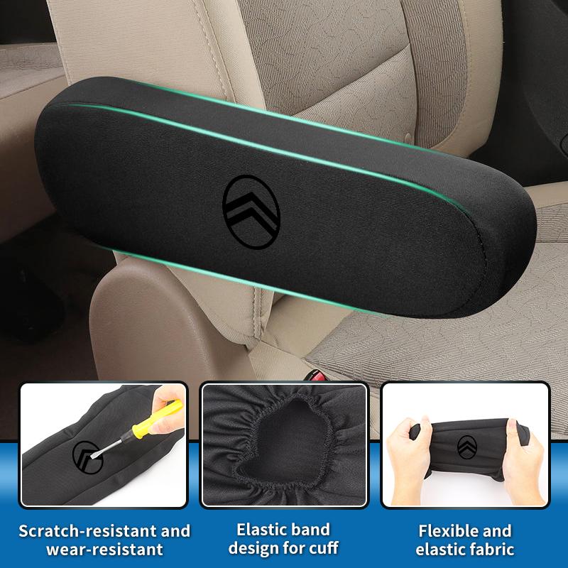 Stoff Auto Sitz Armlehnenbezug Atmungsaktiver Stoff Für Citroen C4 C3 C5 C1 C2 Berlingo Celysee Cactus Picasso Aircross Saxo aks256
