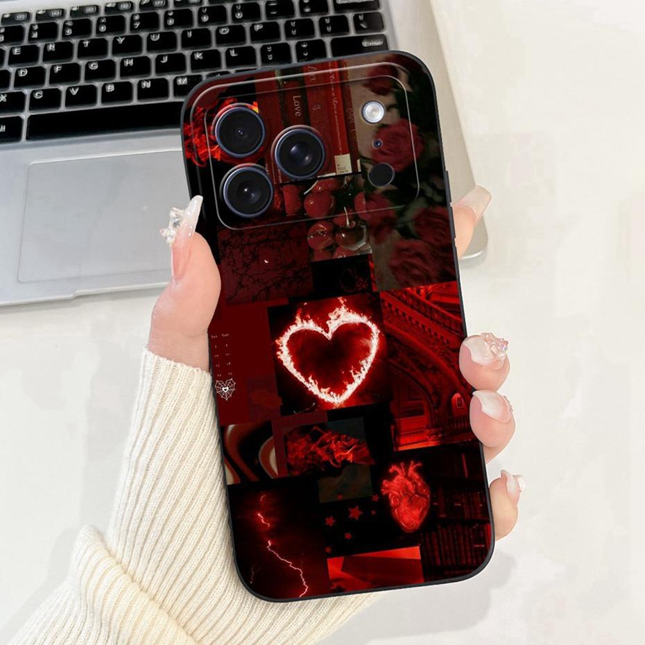 Beautiful Floral Phone Case For iPhone 17 Pro Max 17 Air Soft Silicone Shockproof Cases For iPhone17 17Pro 17Air Cover Bumpers