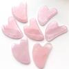 New Natural Jade Stone Gua Sha Massage Board Rose Quartz Guasha Plate Jade Face Massager Scrapers Tools For Face Neck Back Body