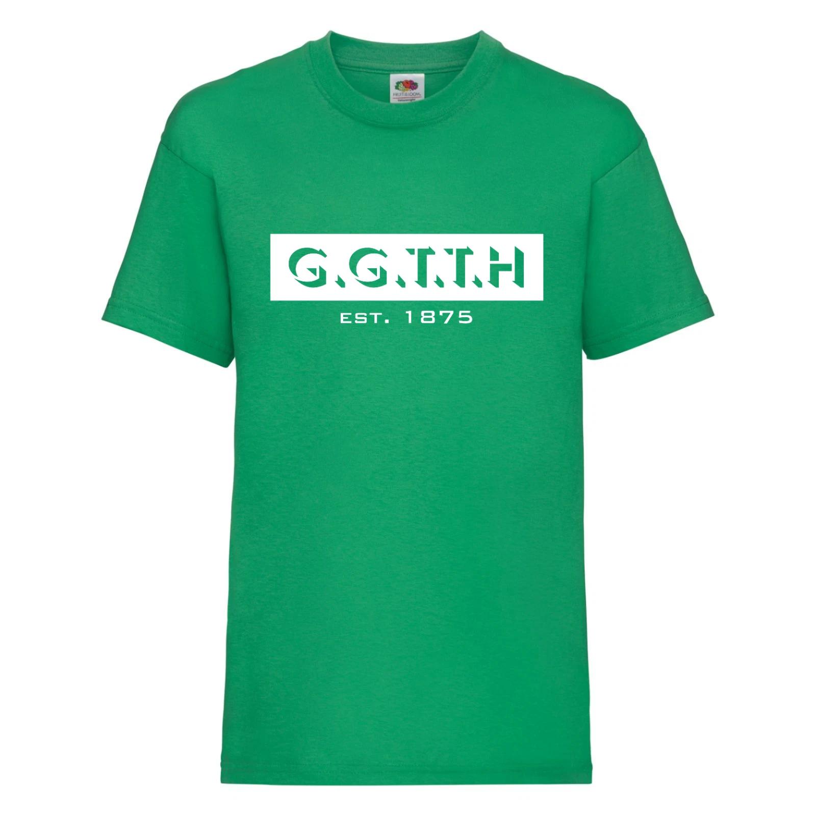 Kids Hibs Supporters T-Shirt, GGTTH Hibernian Football Club, Boys Birthday Gift 3XL