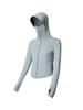 2025 Women's Black Slim Fit Sun Protection Ice Silk Jacket: Breathable, UV-Protective Summer Sportswear