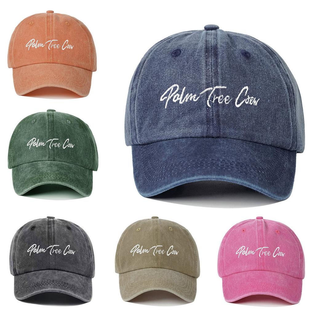 Retro Letter Embroidered Baseball Cap Big Headed Duck Tongue Hat Summer Outdoor Sports Men's Women's Adjustable Caps Hip Hop Hat
