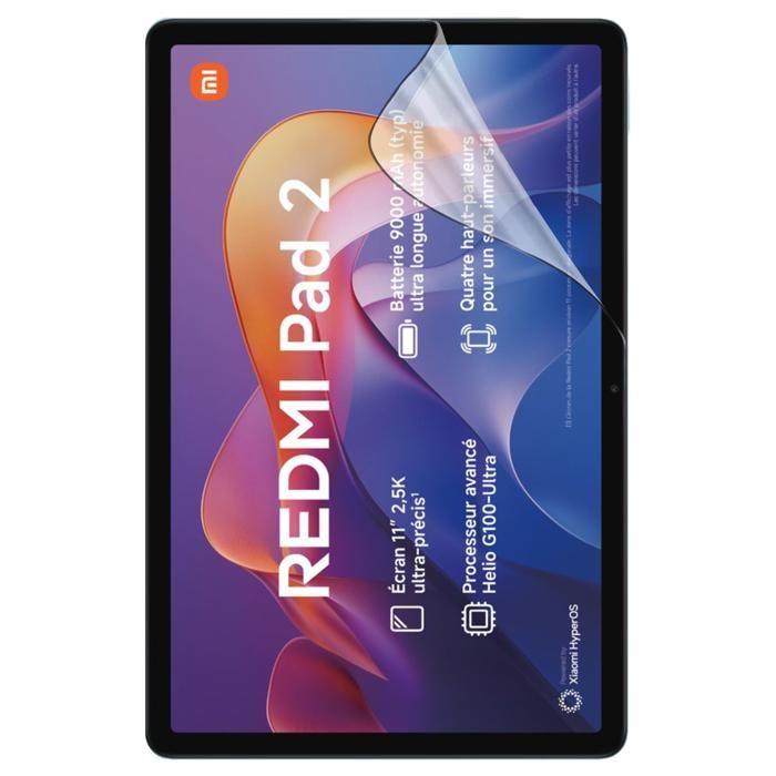 Protection écran pour Xiaomi Redmi Pad 2 [Pack 2] Film Plastique Protecteur Résistant Ultra Mince Phonillico®