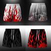 Flame Fire Boxing Muay Thai Kickboxing Shorts Pants 3D Print Fighting Training Unisex Men Women Quick Dry Fitness Gym Sport Workout Casual Streetwear