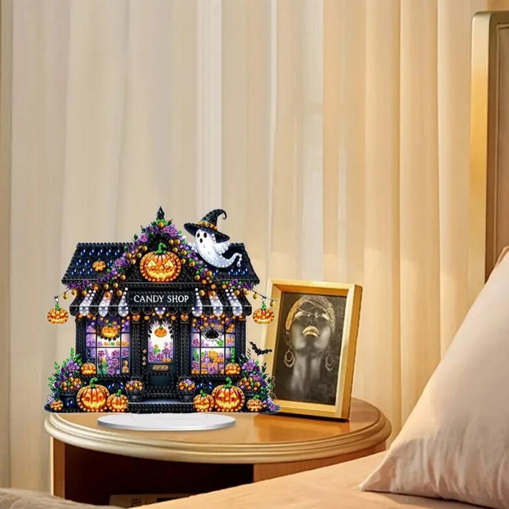 Halloween Faux Painting Kit Stress-relief Faux Painting Halloween Themed Painting Kit for Kids Diy Special Shaped for Crafting